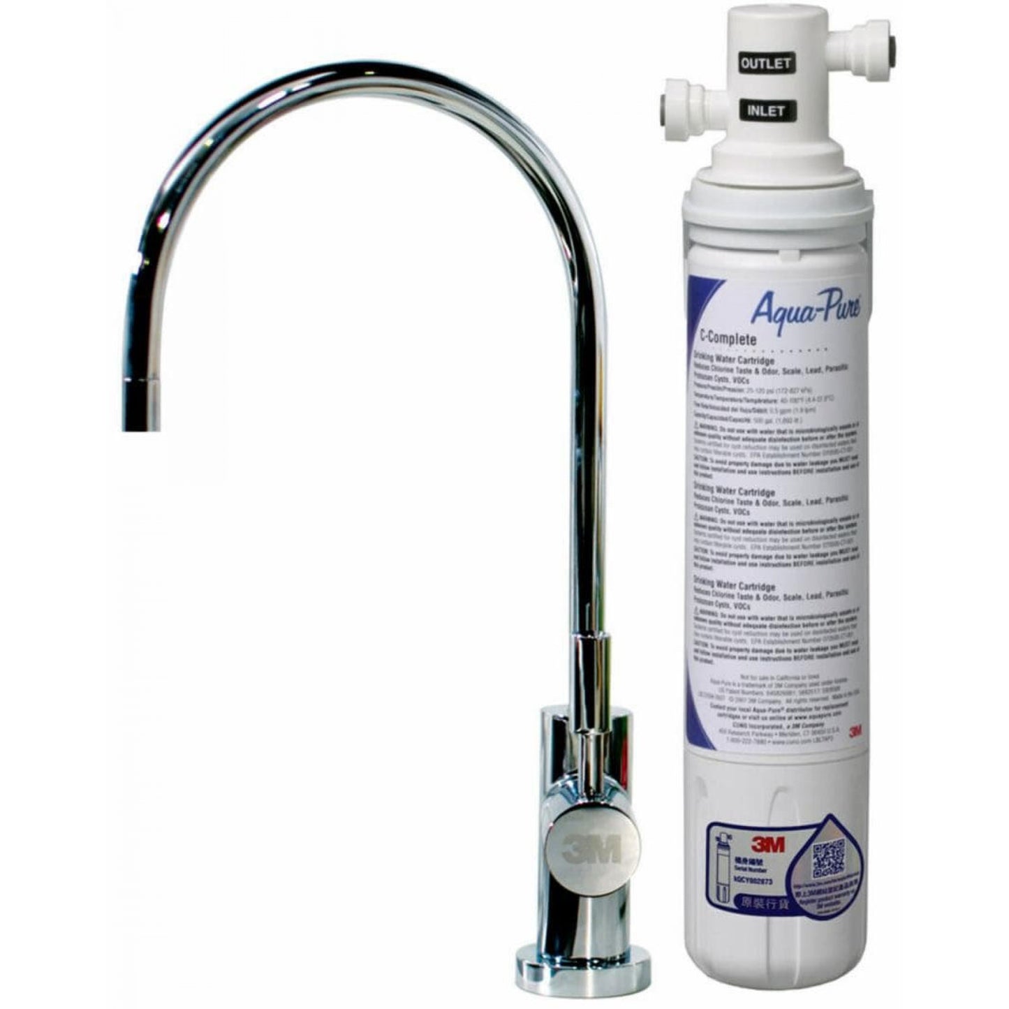 3M AP Easy Complete 廚下式 全效型濾水器 (配 ID1 LED水龍頭) ID1COMPLETE 香港行貨